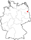Karte Hohenfinow